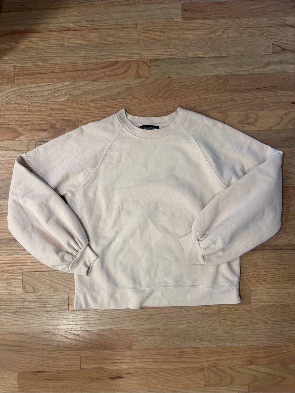 Catherine Malandrino Cream Women’s Crewneck Sweatshirt